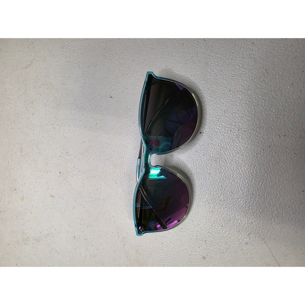Blenders Eyewear Mora Rad Polarized Sunglasses Teal Purple Blue Mirrored Lenses